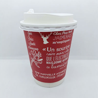 Giao diện tái chế giấy tường đôi cốc 16 ounce PLA