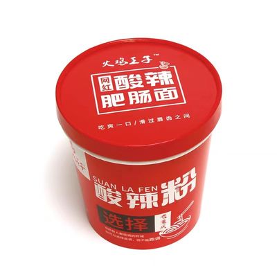 780ml Nudle Paper Bowl, Một lần dùng Fast Food Packaging Paper Cup With Lid