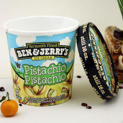 475ml Ice Cream Paper Cup với nắp