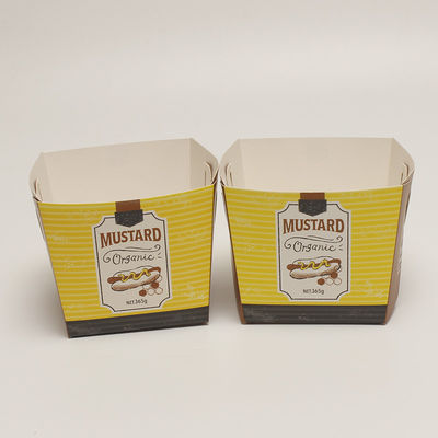 Chicken chicken dùng một lần Kraft hộp giấy, Square thức ăn nhanh hộp giấy mang ra