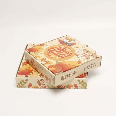 Hộp đóng gói thực phẩm dùng một lần pizza với logo 12 inch 14 inch 16 inch