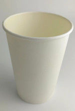 Đồ uống Ripple Cup giấy với nắp tường đơn 8oz tái chế phân hủy