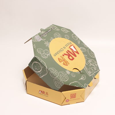 Bảng giấy làm bánh được in hộp bánh pizza bằng vải vải vải