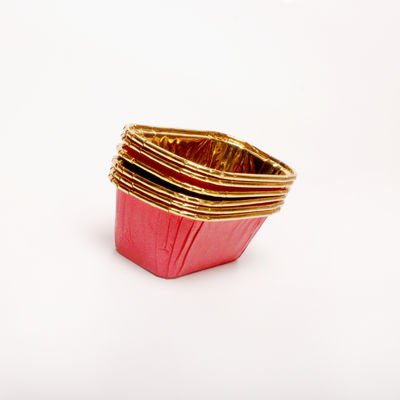 Các mặt nhựa nhôm làm bánh nướng, nướng Mini Cupcake Liner nhôm