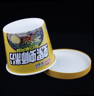 Chén giấy súp phân hủy sinh học với cách điện nắp 32 oz thùng chứa