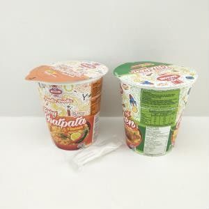 Cốc súp dùng một lần chống nước Biodegradable với nắp
