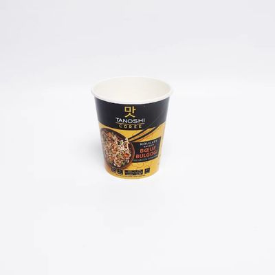 Instant Noodle Bowl chống nhiệt hộp ăn trưa chất lượng thực phẩm lưới giấy kraft không rửa màu đỏ đóng gói hộp giấy nhà sản xuất
