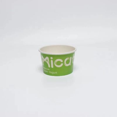 Làm giấy Bowl Ice Cream Cup dùng một lần chén đồ ăn nhẹ chén kem chén đóng gói chén PE phim đôi cốc