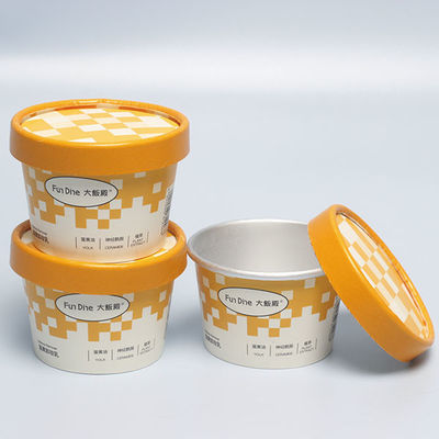 85ml ly kem giấy dùng một lần ly kem giấy chén sữa chua chén giấy và hộp đóng gói chén kem giấy