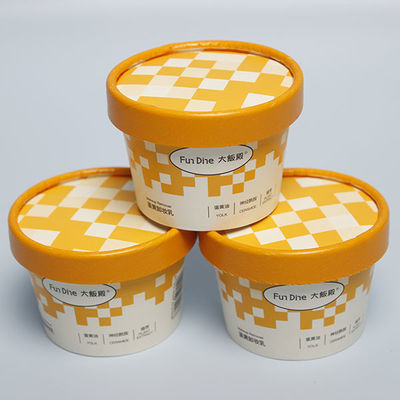 85ml ly kem giấy dùng một lần ly kem giấy chén sữa chua chén giấy và hộp đóng gói chén kem giấy
