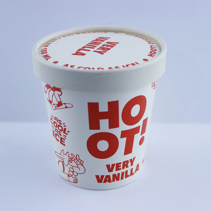PE phủ kem giấy cốc với nắp 6 oz 175ml tùy chỉnh in dùng một lần