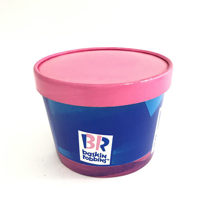 32oz 46oz 64oz 85oz 130oz 1 lần sử dụng tùy chỉnh in kem giấy cốc với nắp