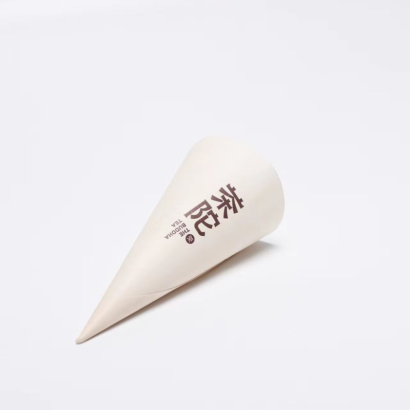 Bộ đựng giấy kem logo ống giòn thiết lập kem trứng cầm giấy sắc nét thiết lập hộp kem nón gói