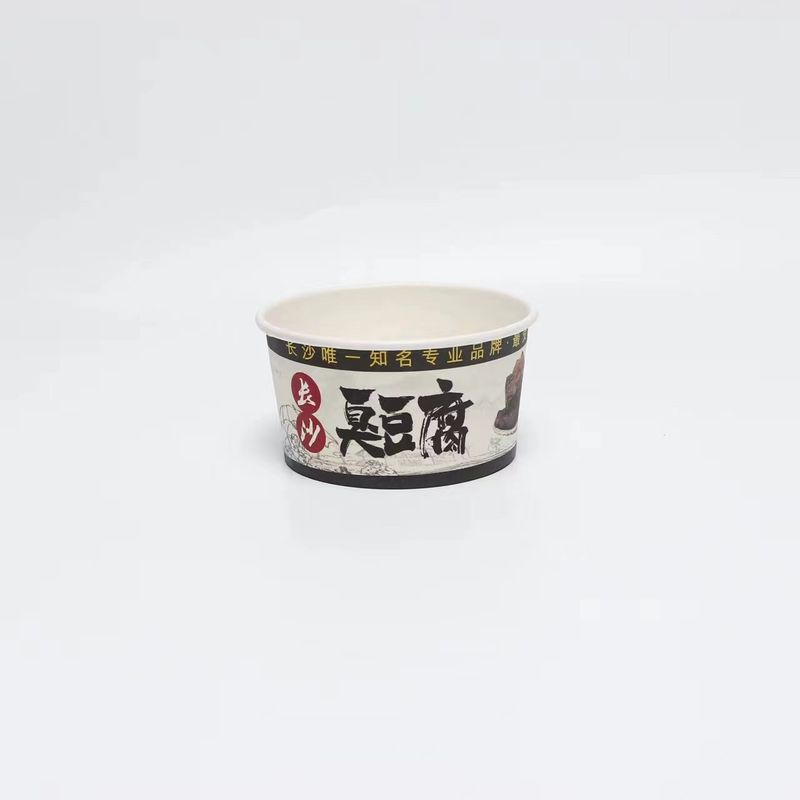 Một lần sử dụng Paper Bowl Ice Cream Cup, mang đi bao bì giấy bát logo có thể được bao phủ, đĩa nhôm