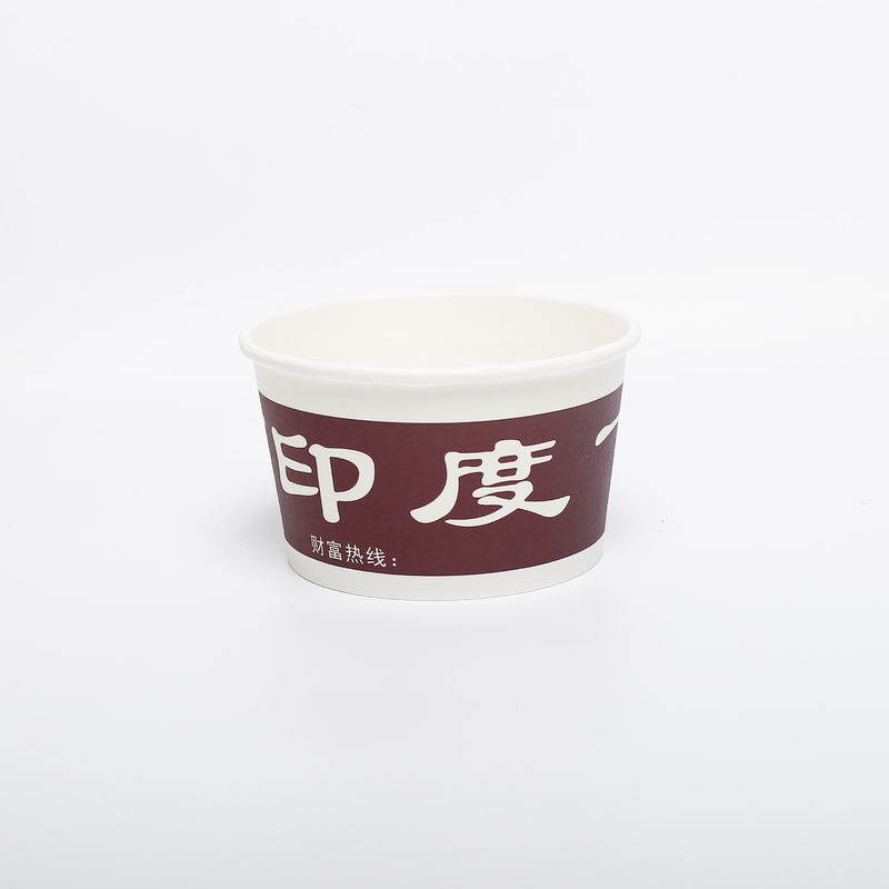 Bao bì Hộp giấy Bowl in tùy chỉnh LOGO LOGO một lần dày PE phim mang ra thương hiệu tùy chỉnh
