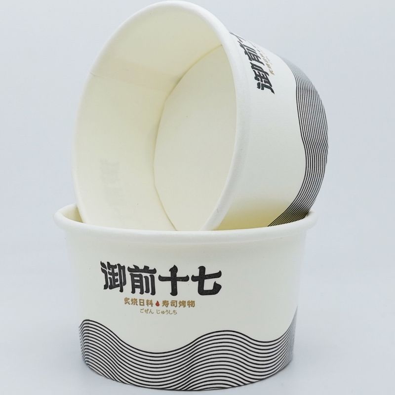 Cá nhân dùng một lần ly kem giấy chén sữa Sundae mousse ly kem và bát
